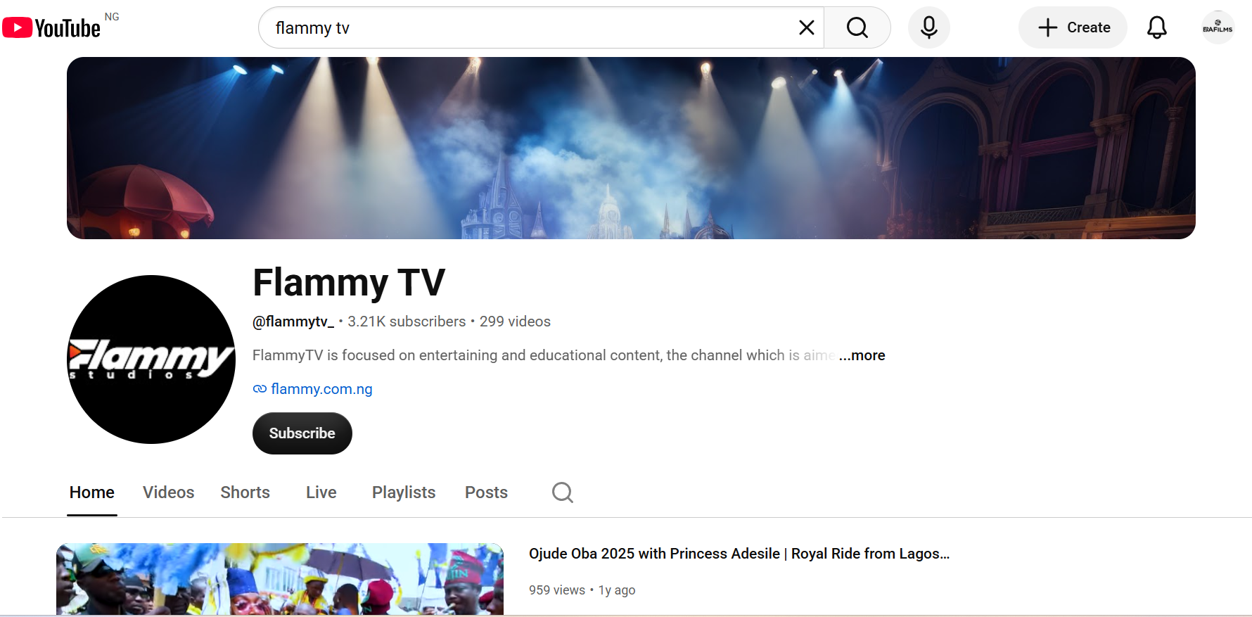 Flammy TV artwork